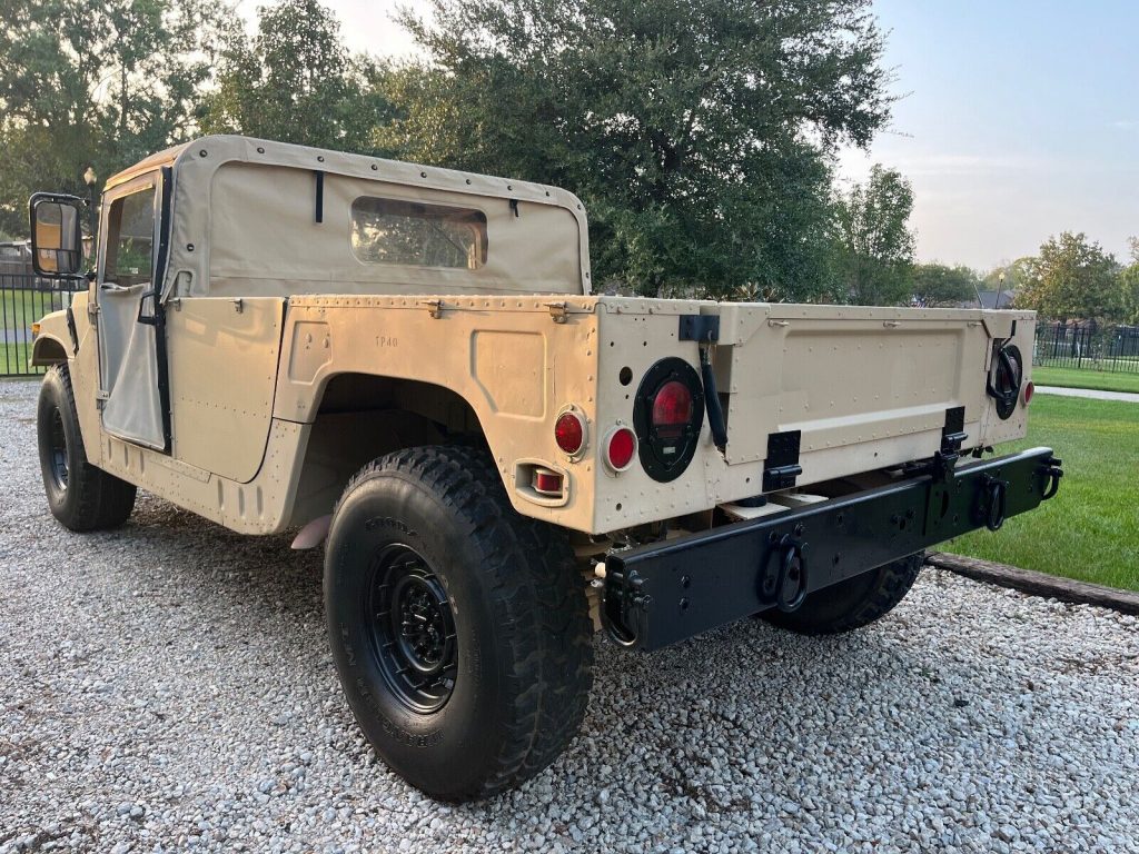 2001 Am General M1097r1 4X4 6.5L Diesel Military Humvee W/truck Body Low Miles!