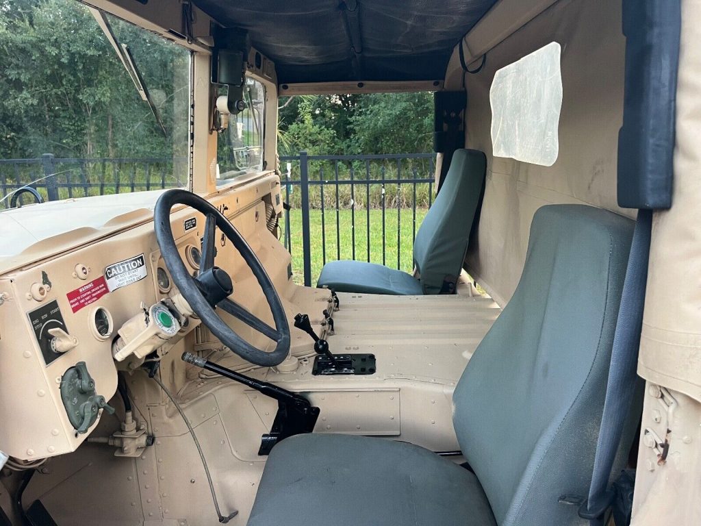 2001 Am General M1097r1 4X4 6.5L Diesel Military Humvee W/truck Body Low Miles!