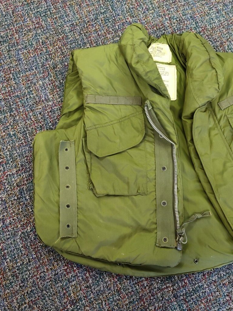 Vietnam War M69 US Army FLAK VEST Fragmentation Jacket 3/4 Collar Medium