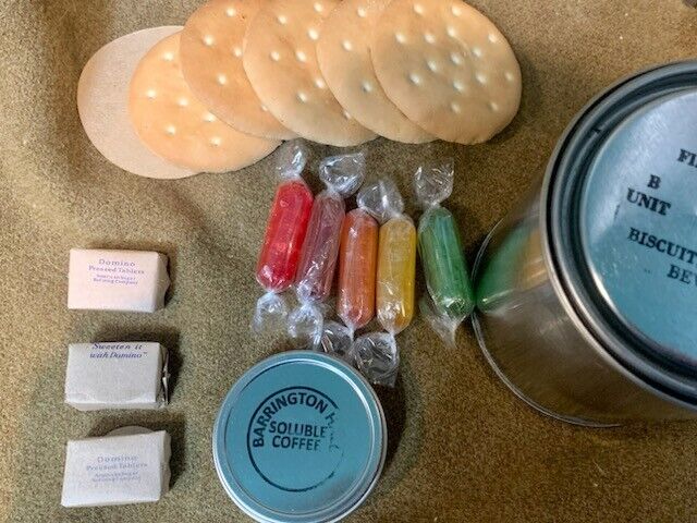 WWII Fully Edible Reproduction C Ration B Unit – Historically Accurate Rations