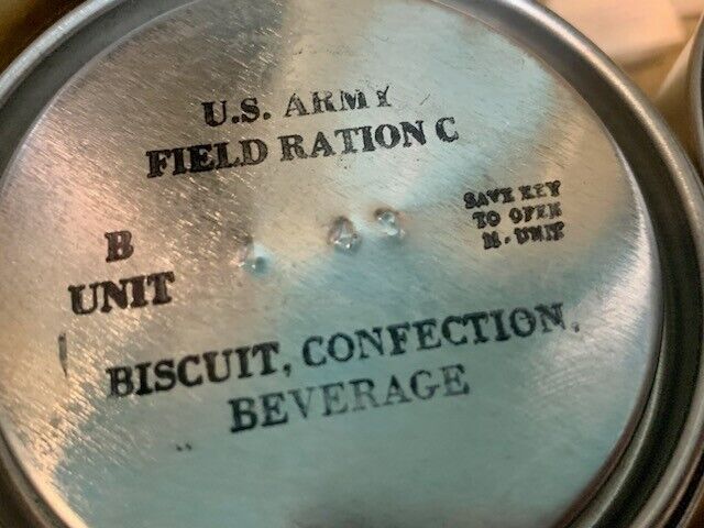 WWII Fully Edible Reproduction C Ration B Unit – Historically Accurate Rations