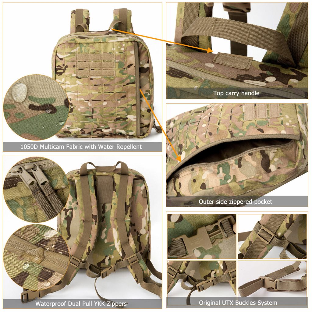 MT All Purpose Military EMT Individual First Aid Kits (ifak) Backpack System