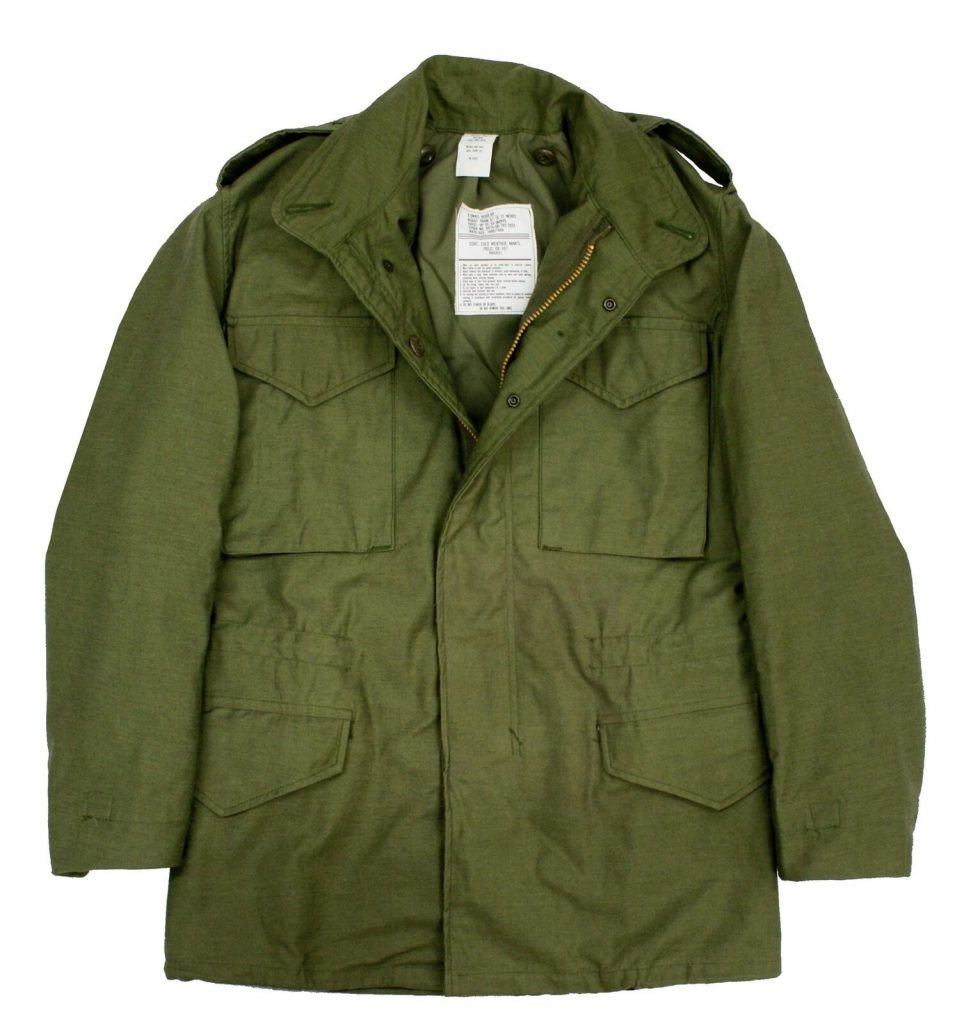 Original US M65 Jacket Army Military Combat Field Vintage Coat Olive Green New