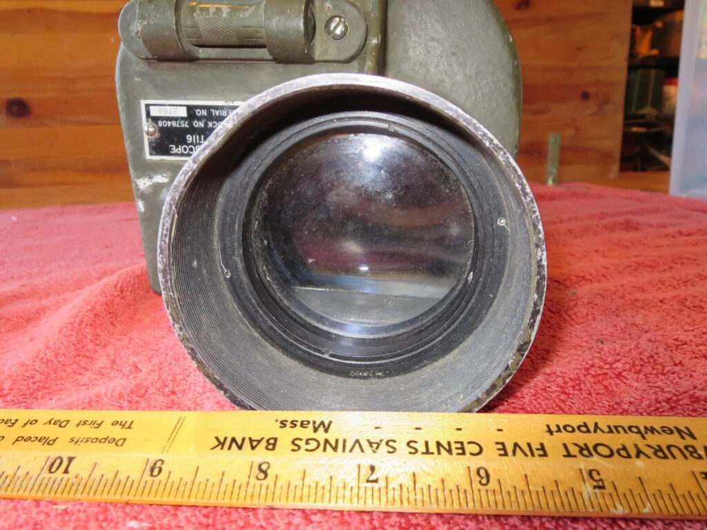 Vintage WWII Military Farrand Tank T116 Telescope Ocular lens Optic Binocular