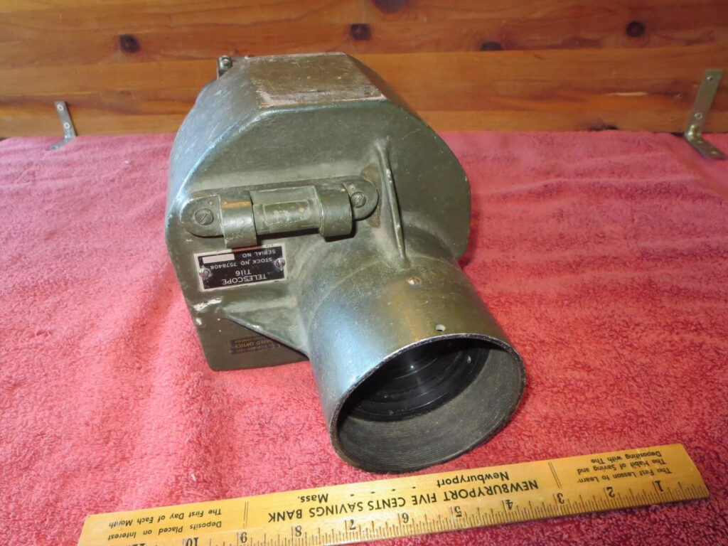 Vintage WWII Military Farrand Tank T116 Telescope Ocular lens Optic Binocular