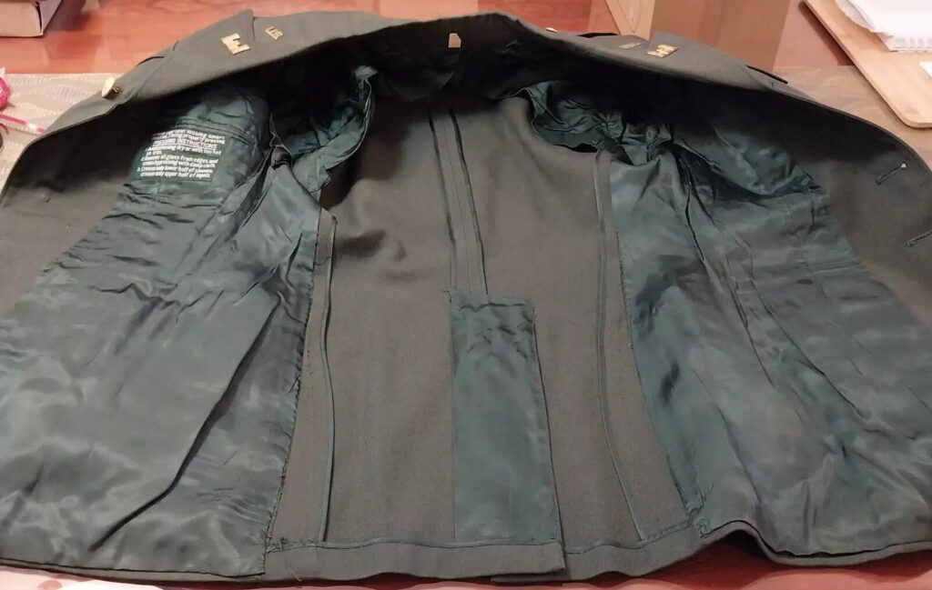 Authentic WWII US 10th Army Corp of Engineers Officer’s Uniform Jacket W/pins