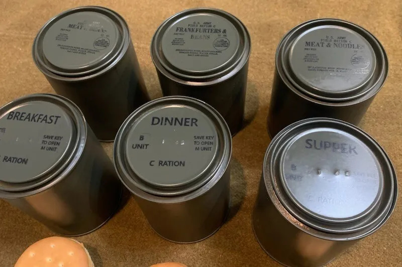 Late WWII OD C Ration B Unit – Fully Edible, Reusable and Historically Accurate