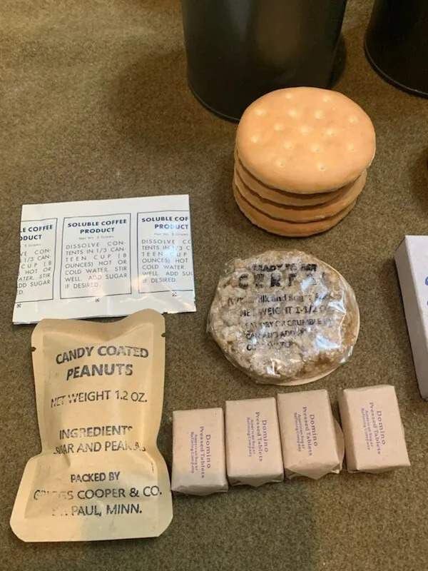 Late WWII OD C Ration B Unit – Fully Edible, Reusable and Historically Accurate