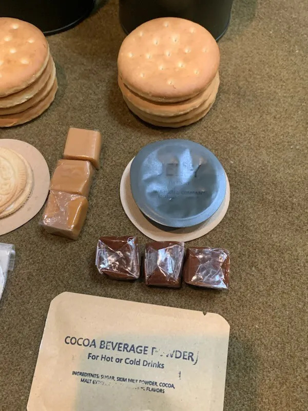 Late WWII OD C Ration B Unit – Fully Edible, Reusable and Historically Accurate