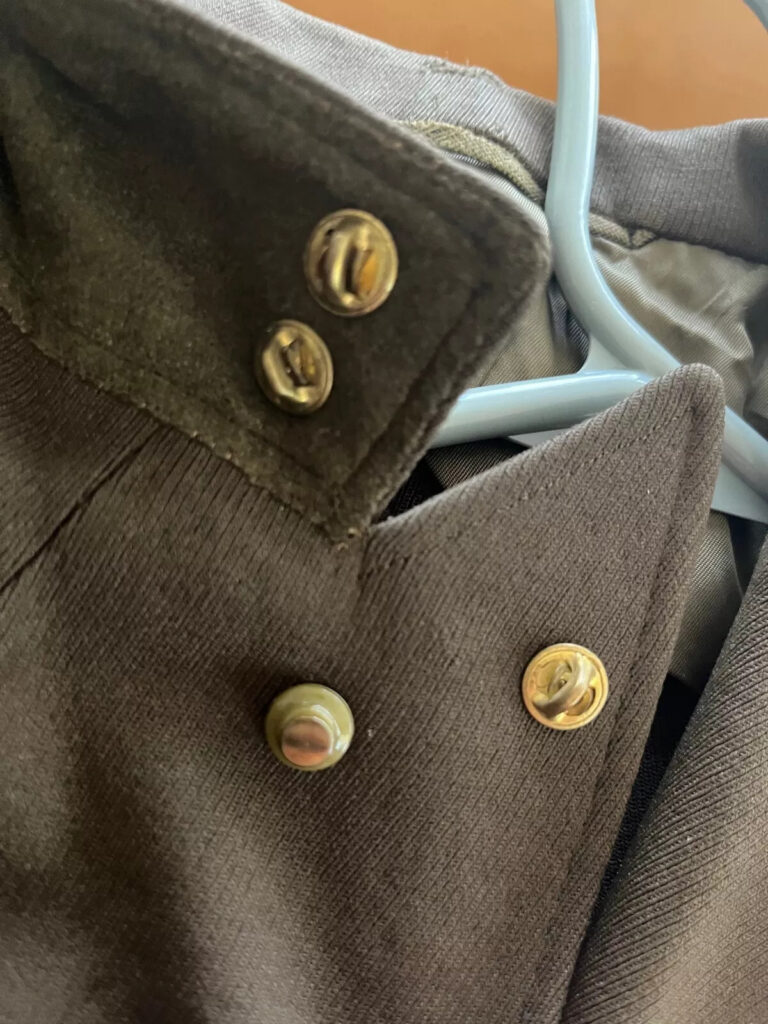 Original US Army WWII 85th Infantry Division Officer Uniform Jacket and Belt