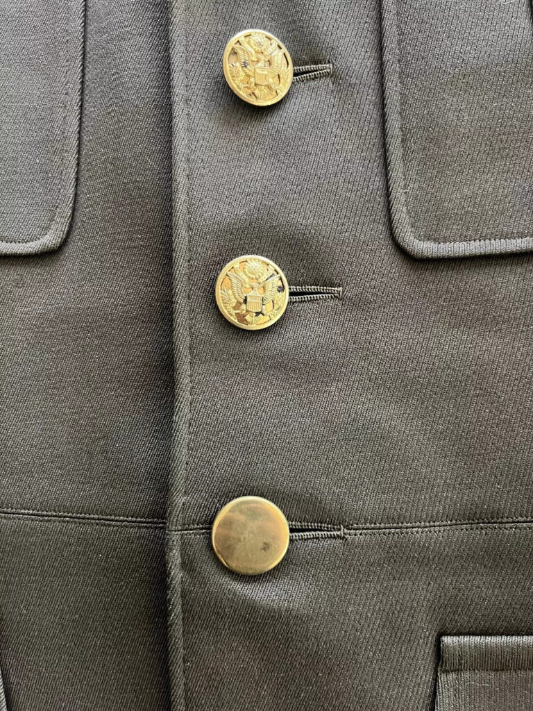 Original US Army WWII 85th Infantry Division Officer Uniform Jacket and Belt