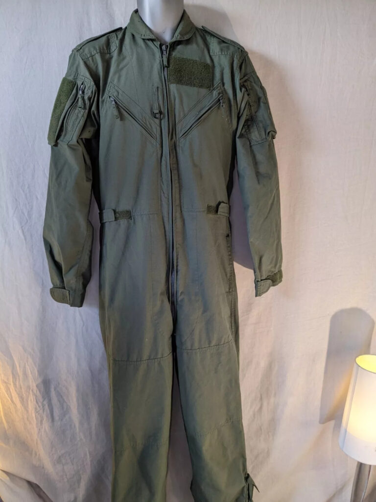 Royal Air Force & Army Corp Aircrew Flight Suit FR Coverall, Sage Green