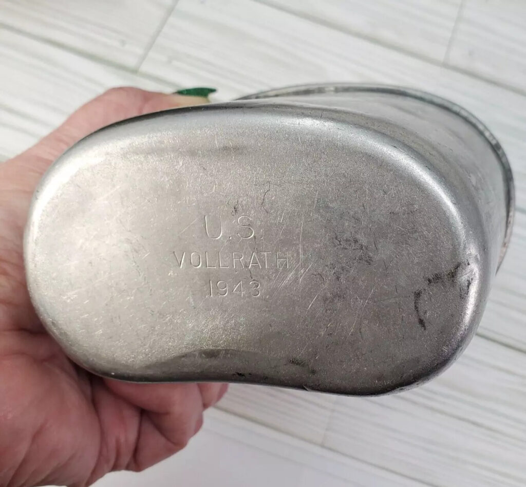 US Military WWII Vollrath 1943 Canteen Canvas Cover Vietnam Era DSA 100-4764 Vtg