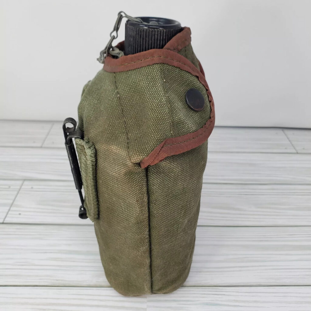US Military WWII Vollrath 1943 Canteen Canvas Cover Vietnam Era DSA 100-4764 Vtg