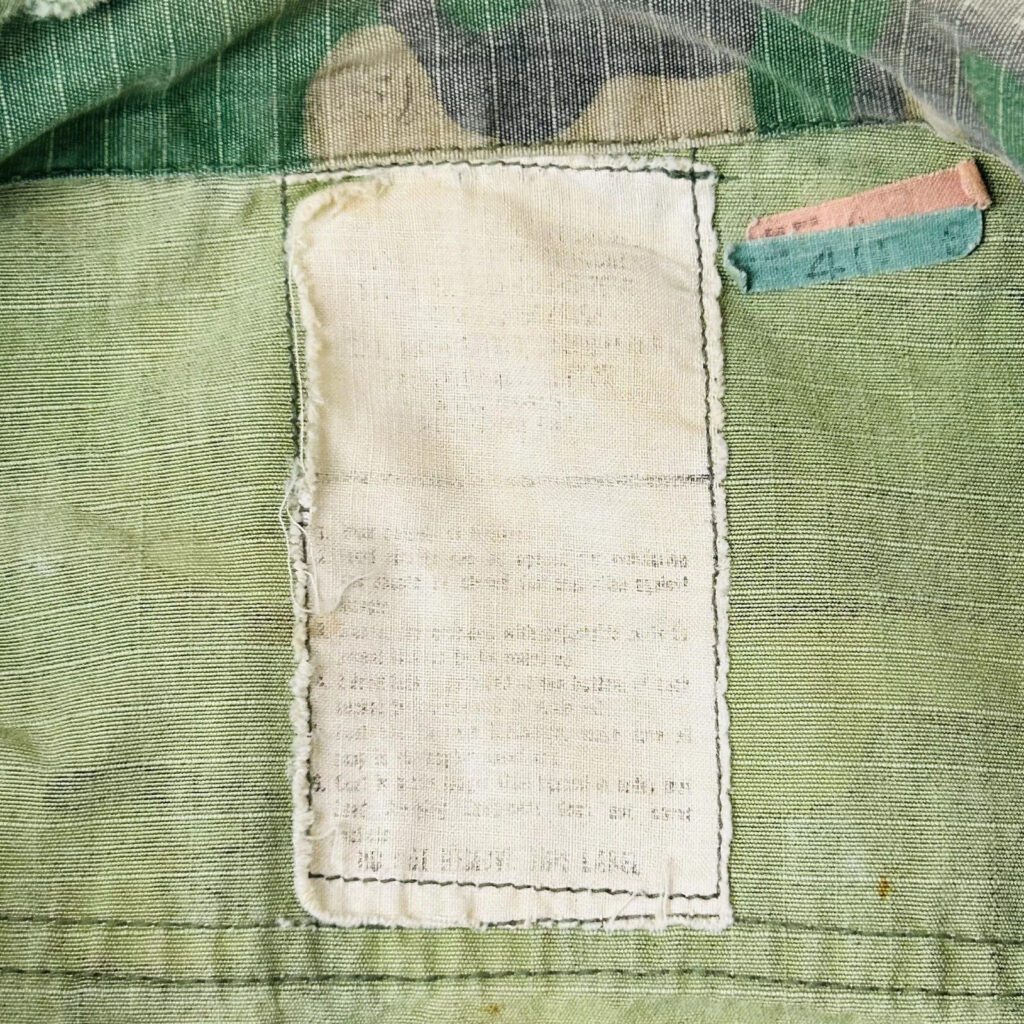 Vintage ERDL USMC 1970’s Woodland Camo Jungle Combat Coat