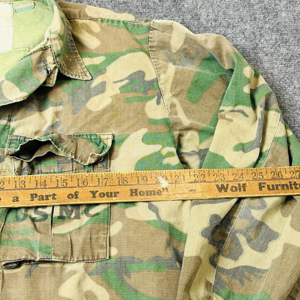 Vintage ERDL USMC 1970’s Woodland Camo Jungle Combat Coat