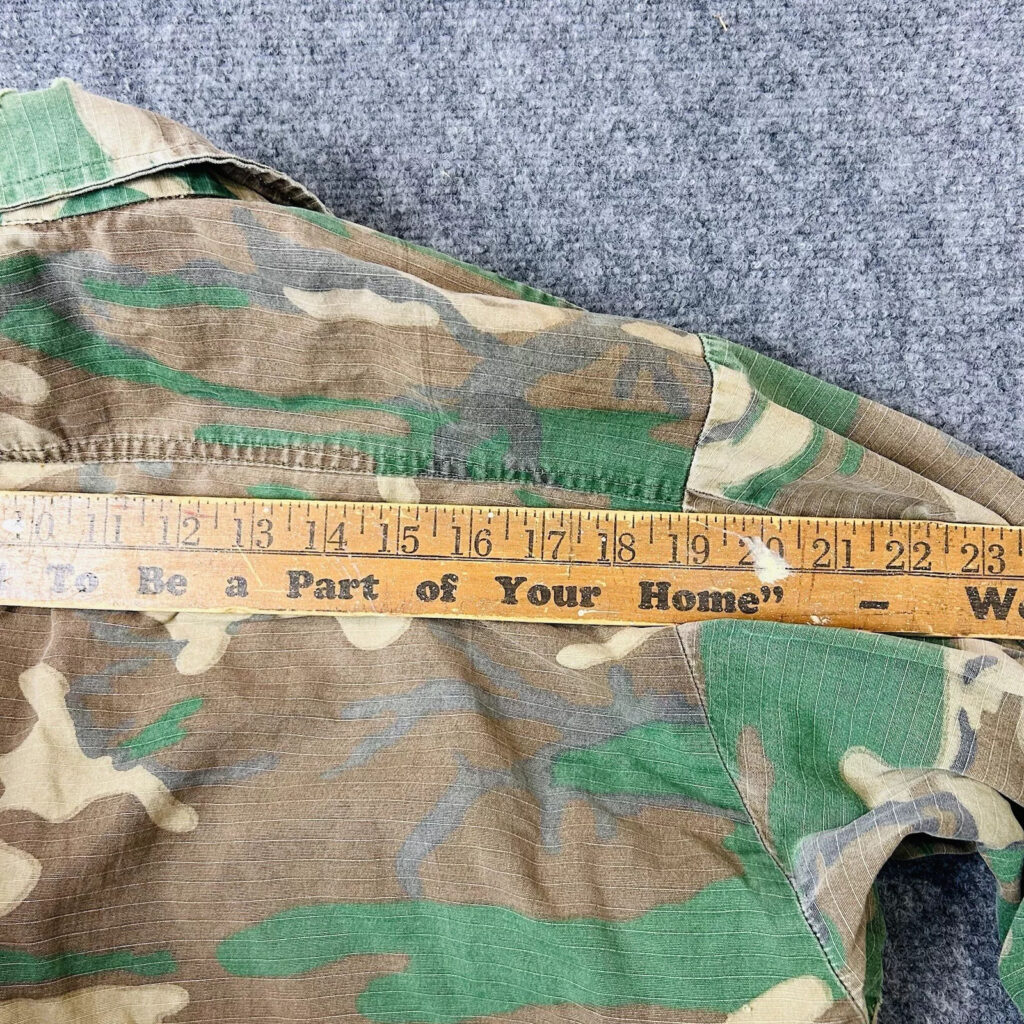 Vintage ERDL USMC 1970’s Woodland Camo Jungle Combat Coat
