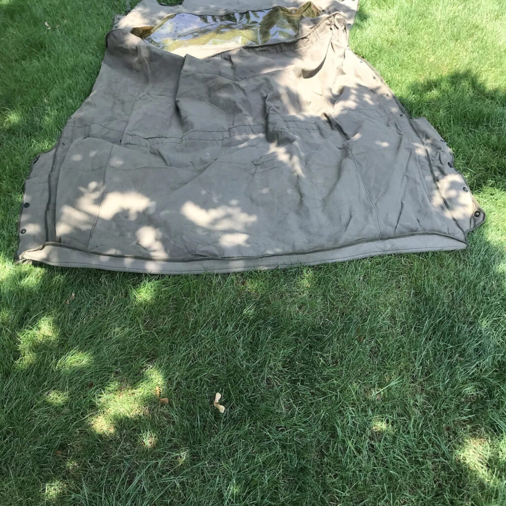 Original Vietnam US Military Army M151 Jeep Canvas Top 1/4 Ton 4 x Utility