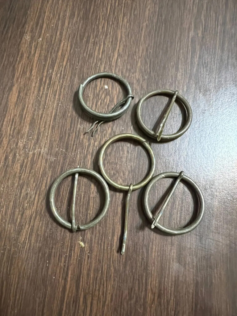 5 Each, M2 M62 M67 Smoke Pull Rings for US Vietnam War M1 Helmet/ Boonie HAT