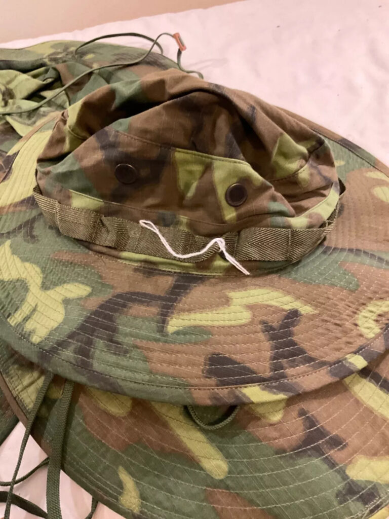 US ARMY Vietnam LOT Of 4 ERDL Boonie HATS ALL 6 7/8 DSA 100-68 Unissued Conditio