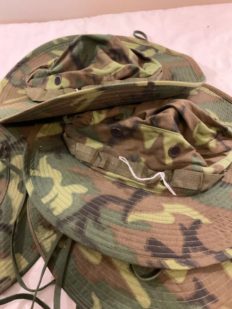 US ARMY Vietnam LOT Of 4 ERDL Boonie HATS ALL 6 7/8 DSA 100-68 Unissued Conditio