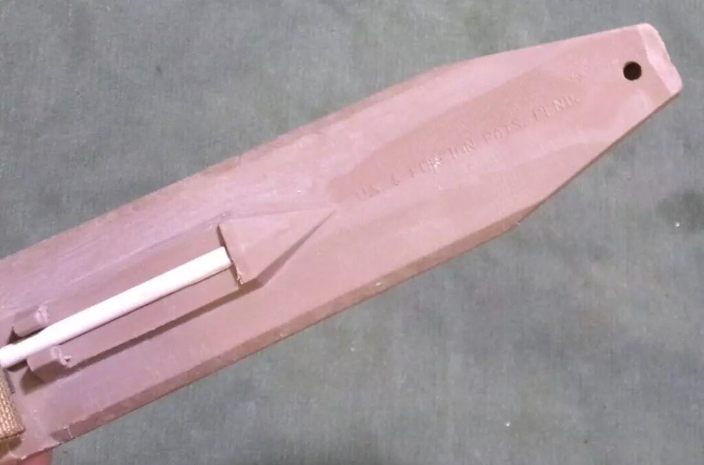 USGI USMC Combat Knife Scabbard – OKC 3S Used Actual Photo