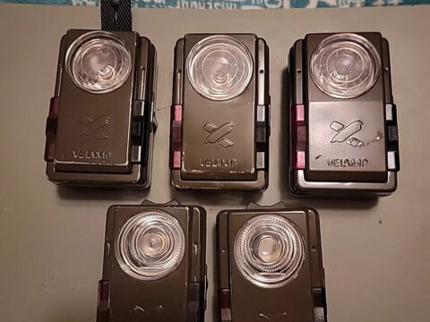 1–Norwegian Military Signal Flashlight Velamp post WW2 With LED Upgrade Used for sale