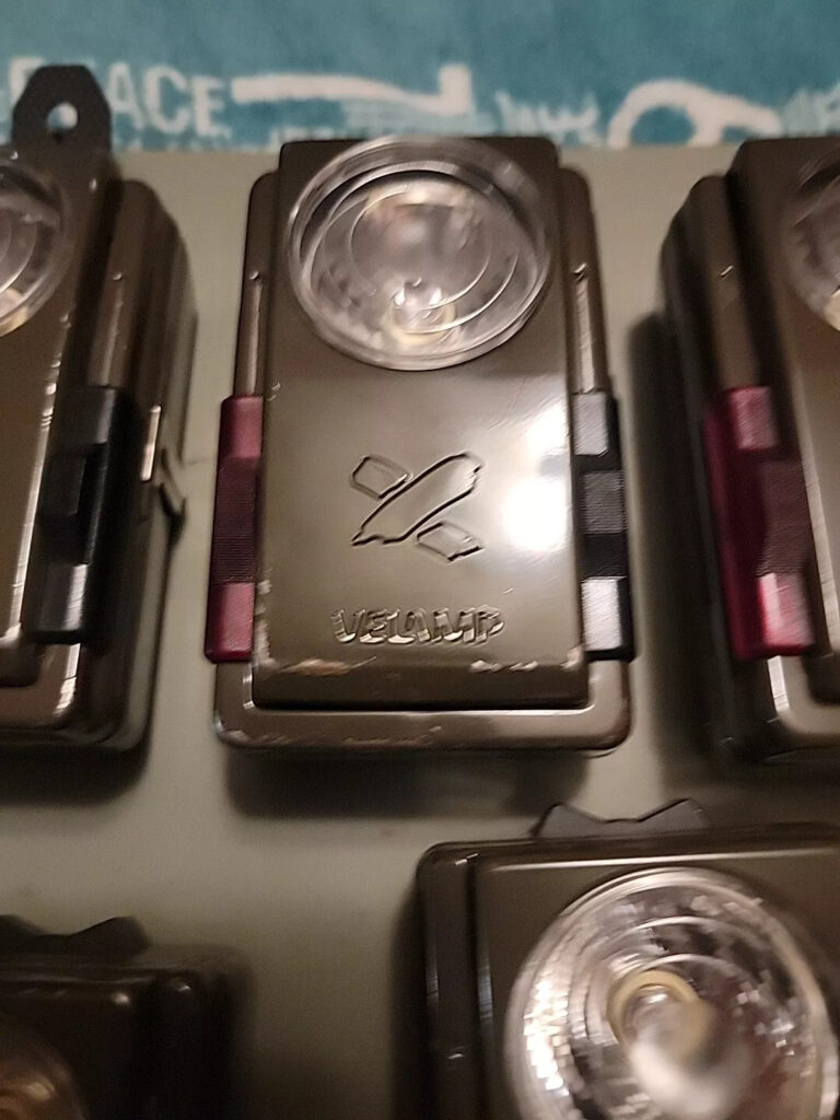 1–Norwegian Military Signal Flashlight Velamp post WW2 With LED Upgrade Used