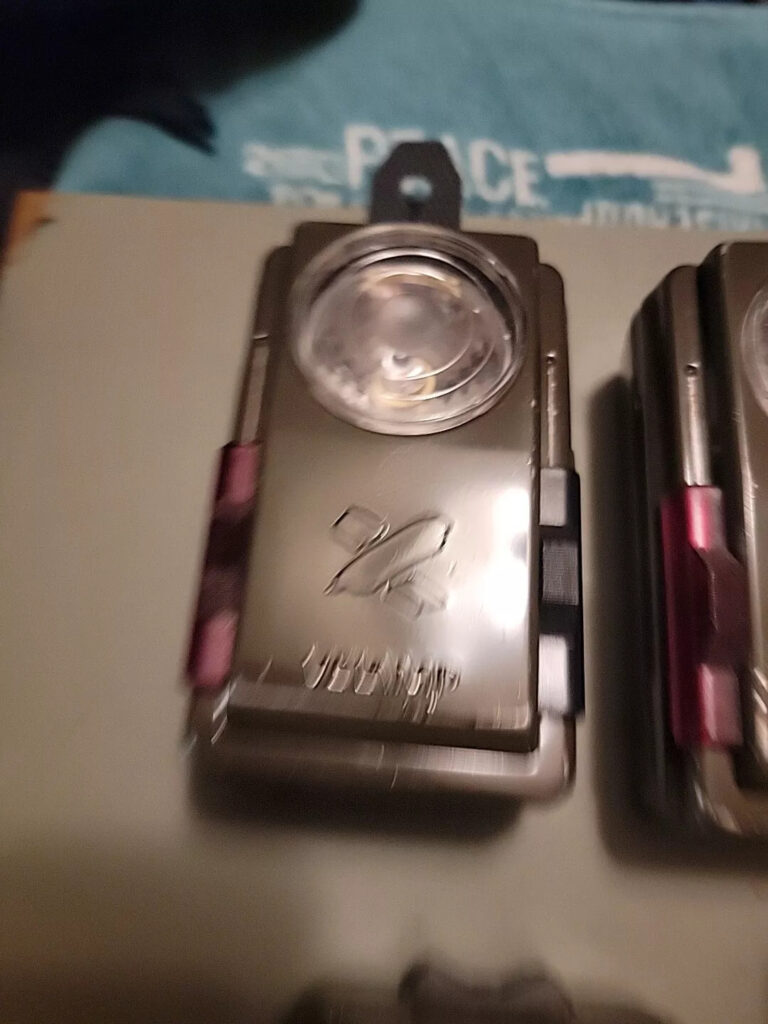 1–Norwegian Military Signal Flashlight Velamp post WW2 With LED Upgrade Used