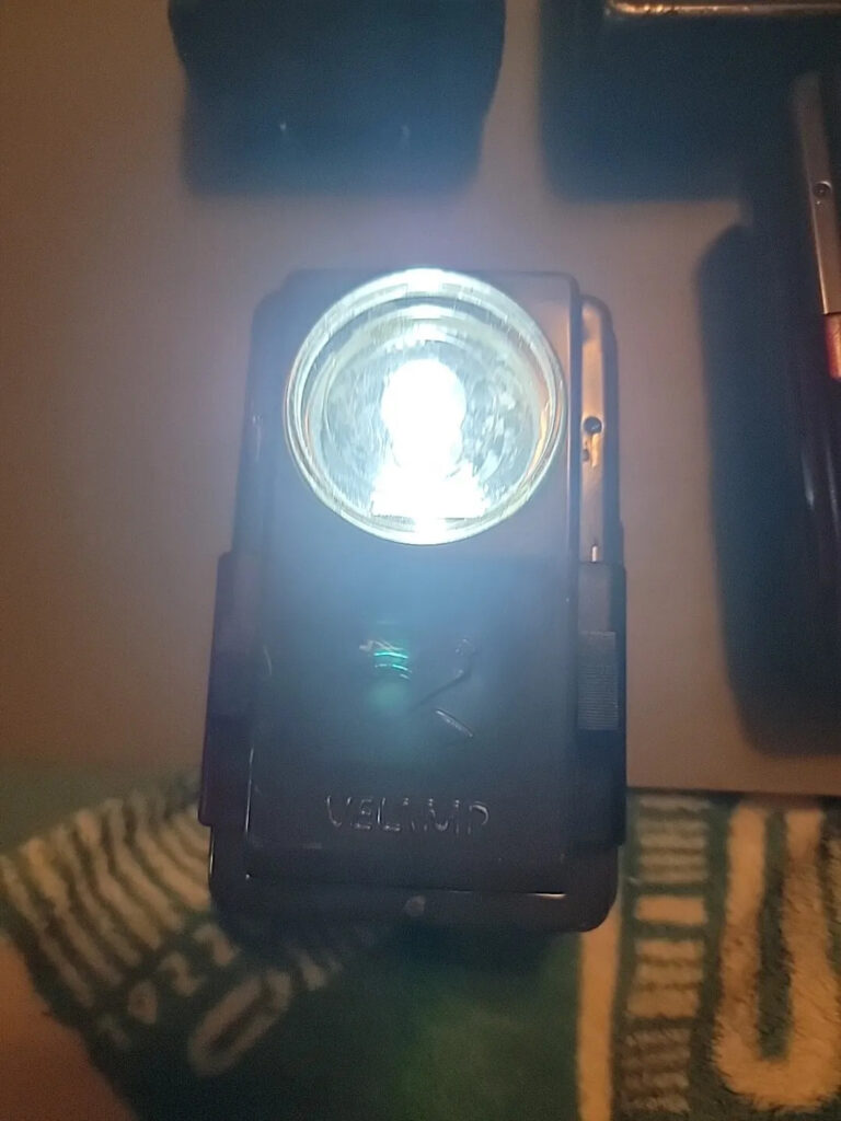 1–Norwegian Military Signal Flashlight Velamp post WW2 With LED Upgrade Used
