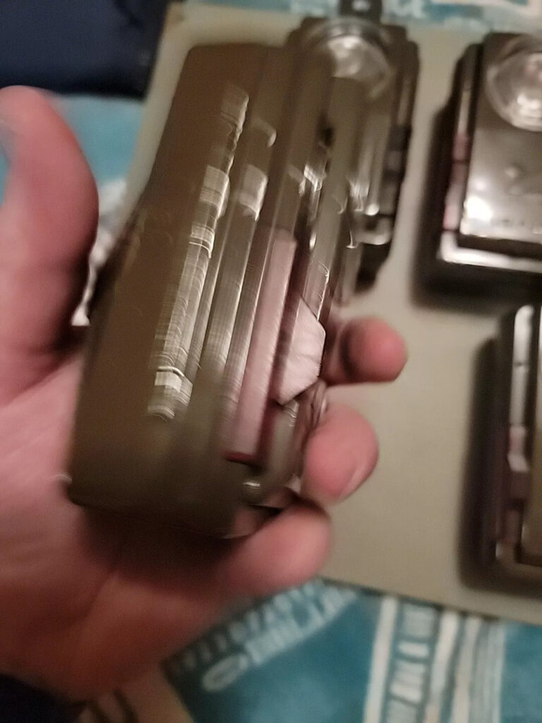 1–Norwegian Military Signal Flashlight Velamp post WW2 With LED Upgrade Used