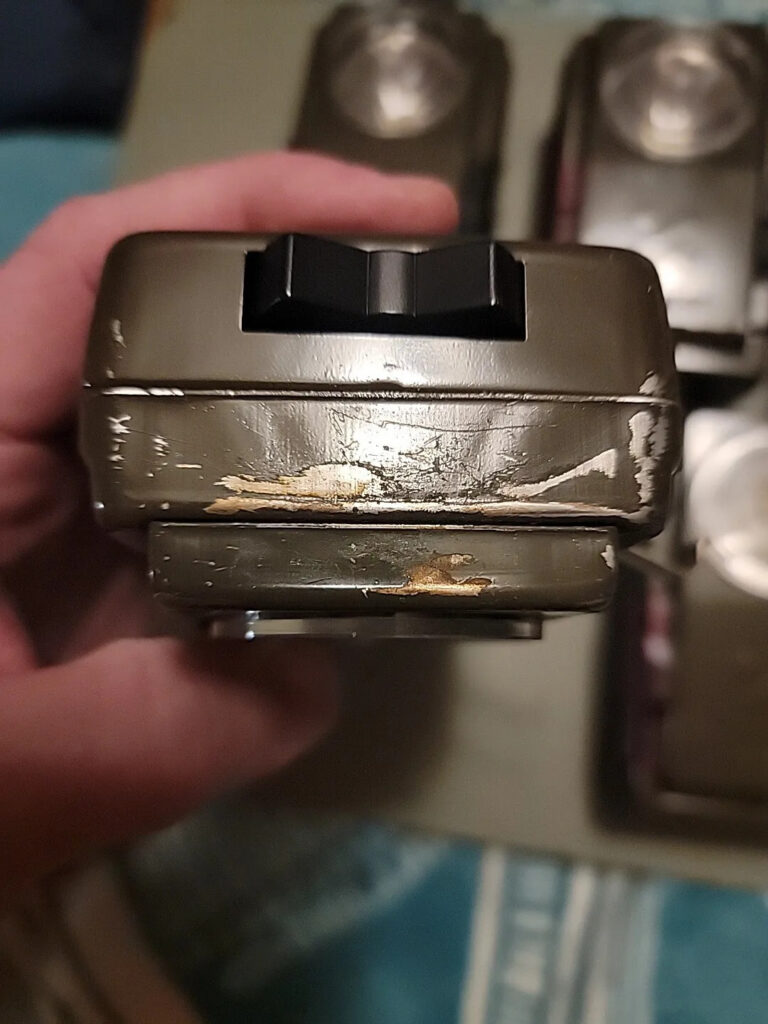 1–Norwegian Military Signal Flashlight Velamp post WW2 With LED Upgrade Used