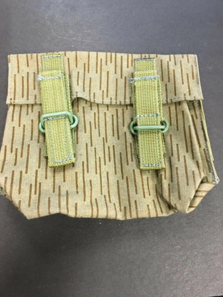 East German DDR / GDR NVA Rain Camo Grenade Pouch