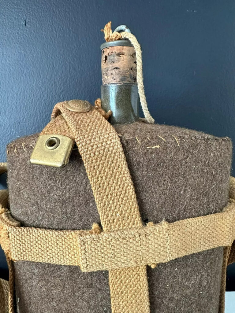 Vintage Military Canteen Set- (wwi, Wwii, Vietnam) U.S. History Decades