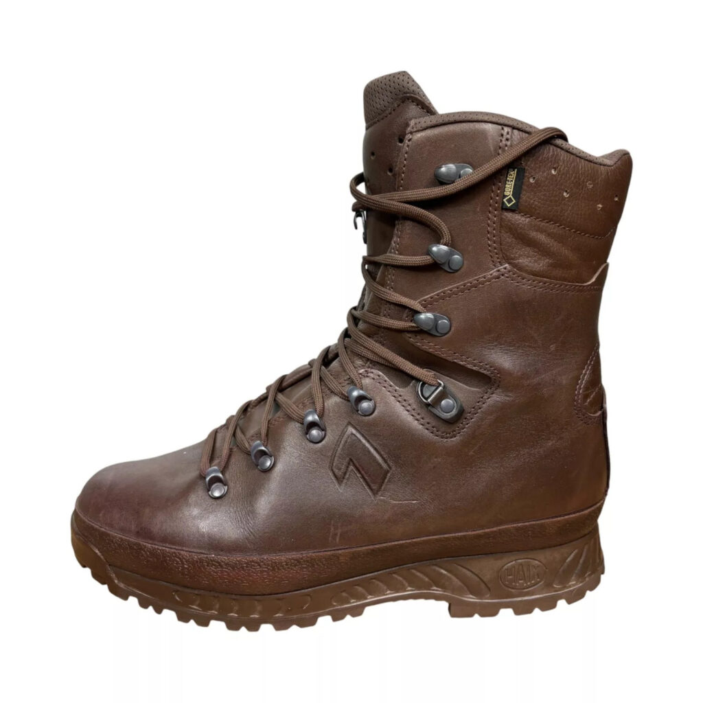 British Army Haix Goretex Brown Cold Wet Weather Combat Boots – Various Sizes