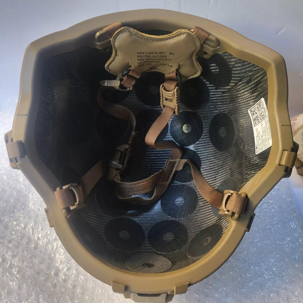 Ceradyne IHPS Ballistic Combat Protection System Helmet Complete ARMY Sz Med New