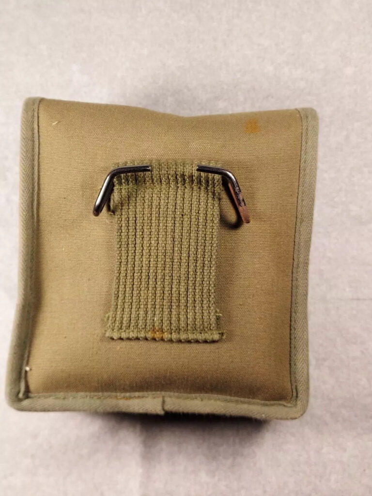 Lot of 2 Vietnam Era U.S. Military Jungle First Aid Kit Pouch Individual + Sun