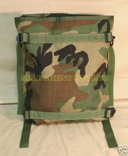Molle ll Woodland Camo Radio Pouch Utility US Army Military Rucksack GI Mint