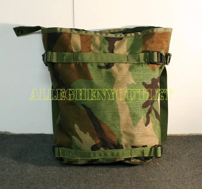 Molle ll Woodland Camo Radio Pouch Utility US Army Military Rucksack GI Mint