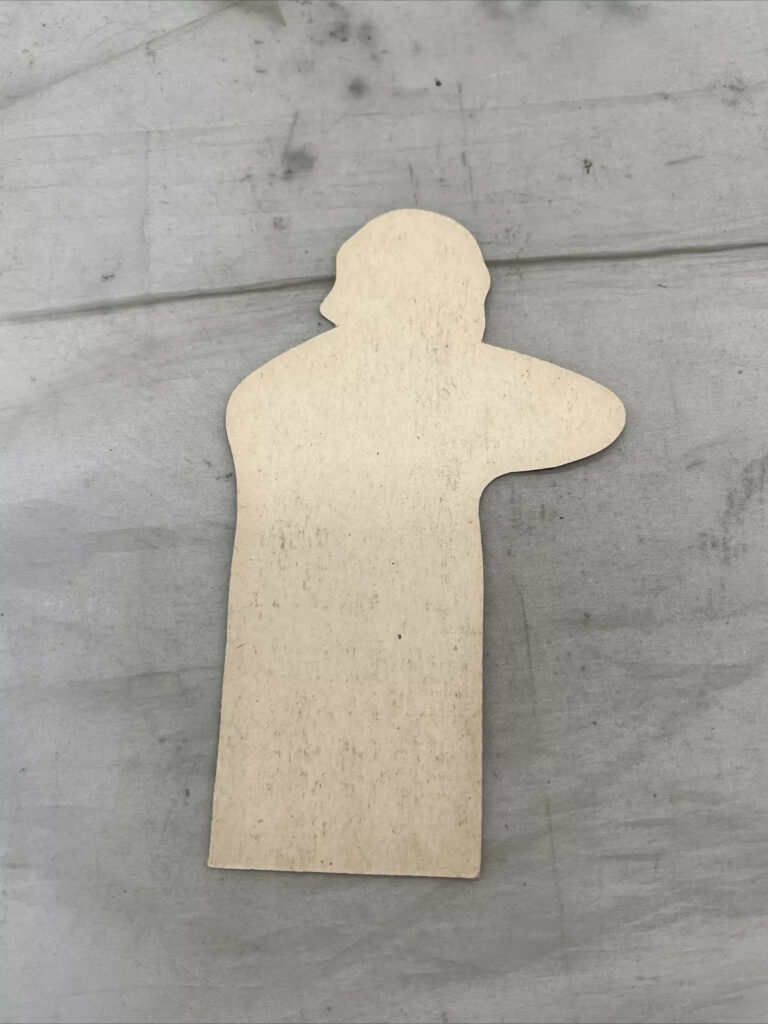 WW2 US Shooting Target German Soldier Original (t265