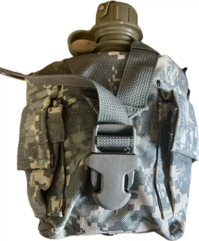 1QT Canteen with ACU Pouch – Genuine USGI Military 1 Quart UCP Cover