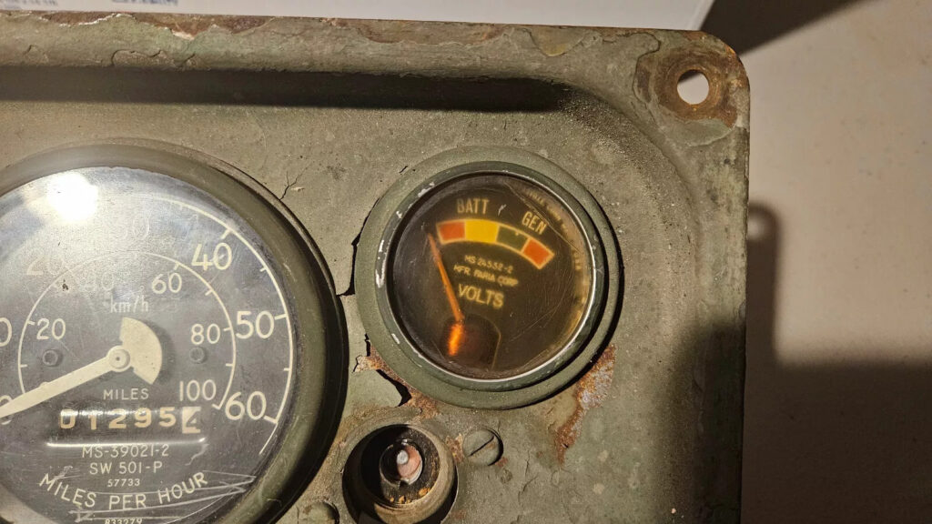 M151 M151a1 M151a2 Army Jeep Instrument Panel Cluster – Low Miles