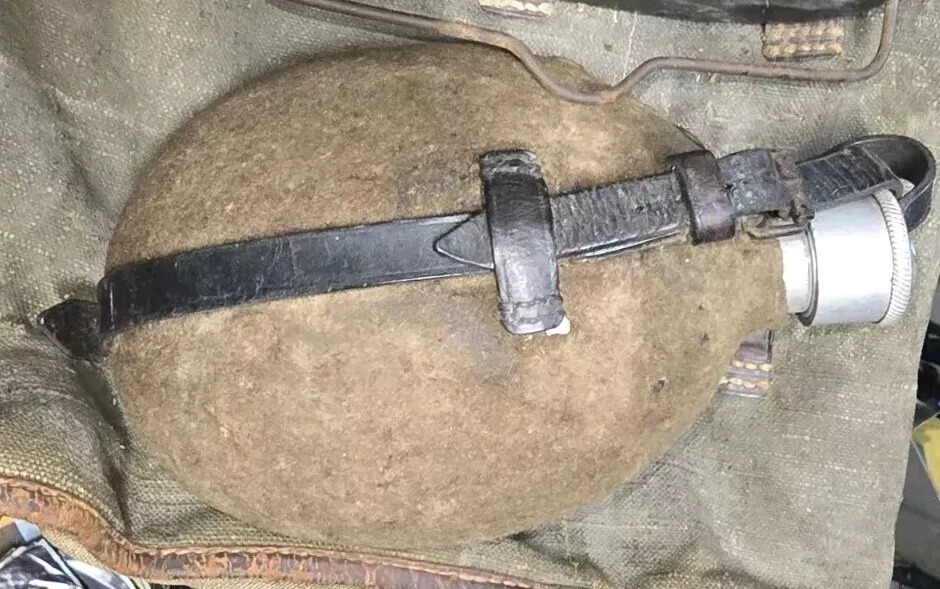 Original/complete!!! 1917 WW1 German Uniform Horsehair Tornister Backpack