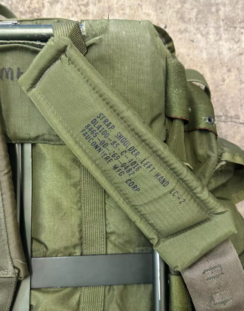 US Military LC-1 & 2, Alice Pack, Medium, W/frame Straps, V-16