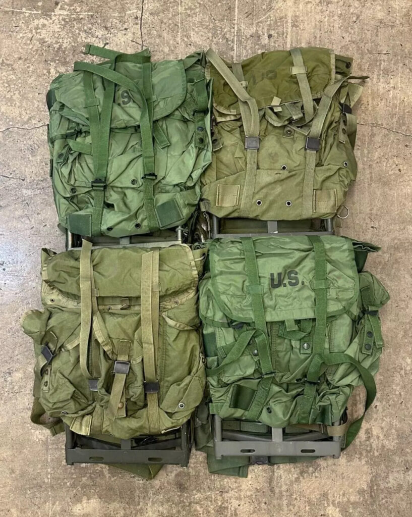 US Military LC-1 & 2, Alice Pack, Medium, W/frame Straps, V-16