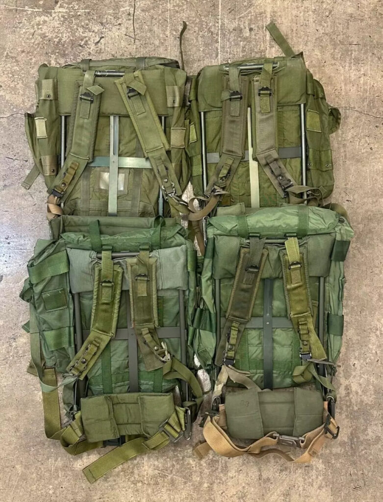 US Military LC-1 & 2, Alice Pack, Medium, W/frame Straps, V-16