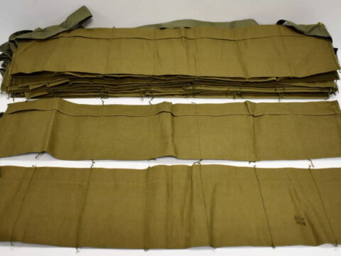 ( 2 ) Vietnam Era 5.56 7 Pocket Bandoleers / Bandoliers – Marked “NOV 7/74” Only for sale