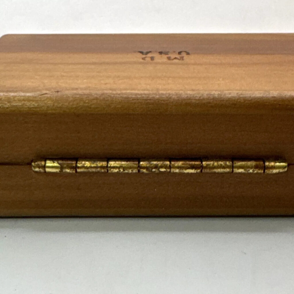 US Army MD World War I Wooden Syringe box Empty