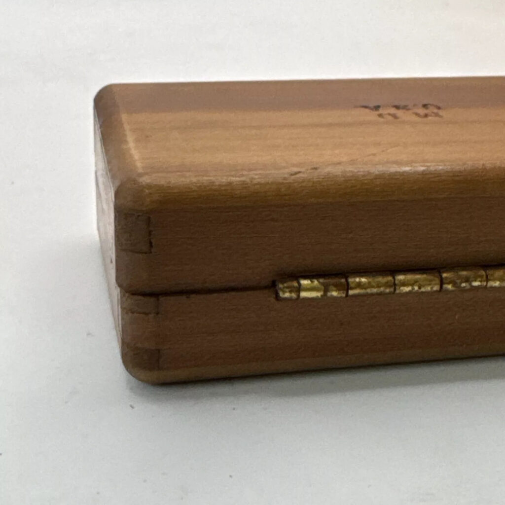 US Army MD World War I Wooden Syringe box Empty