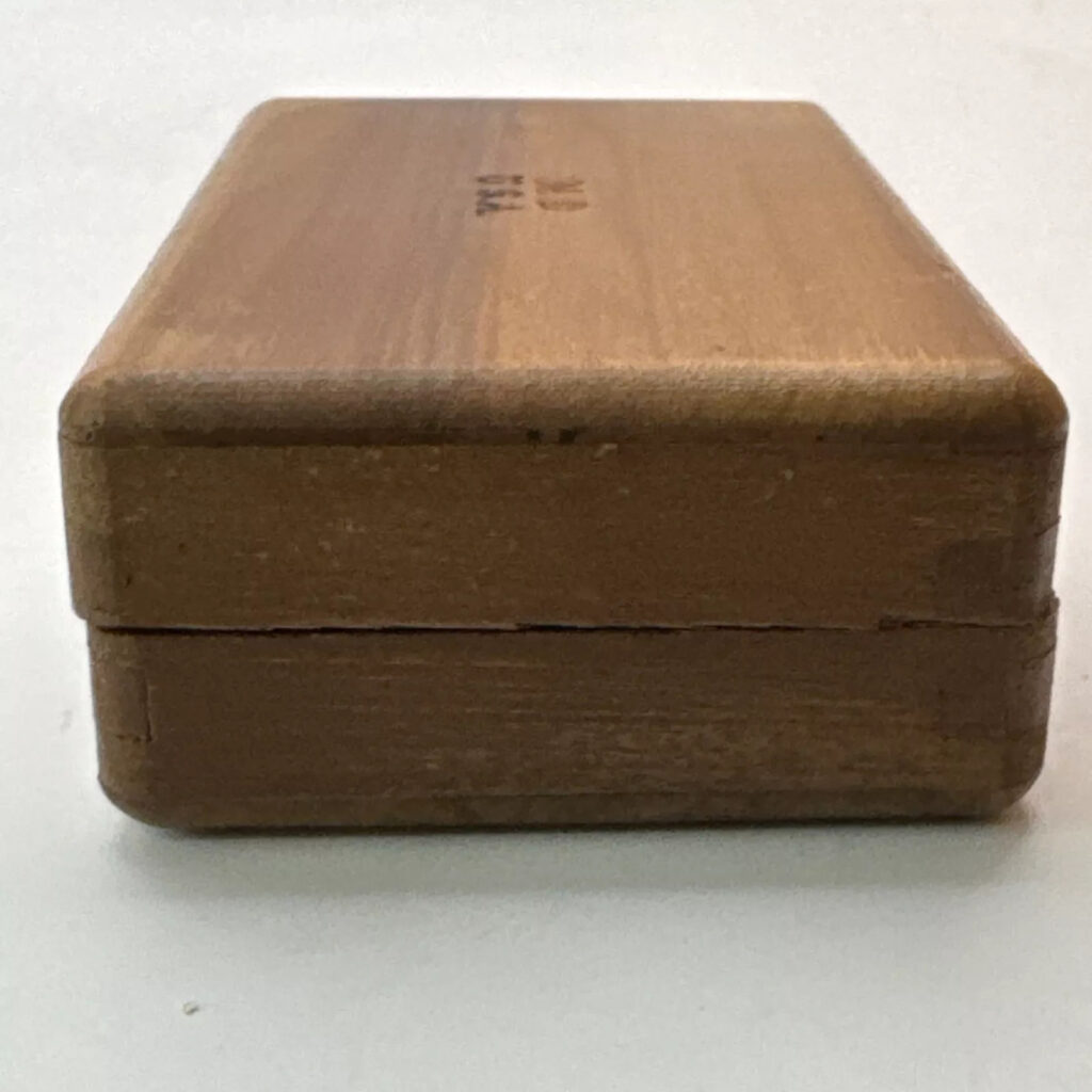 US Army MD World War I Wooden Syringe box Empty